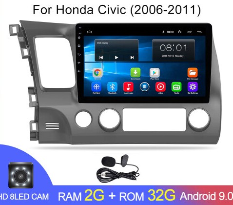  ��������� Android 1G-16G Honda Civic 2006-