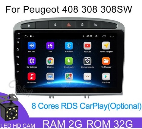  ��������� Android 2G-32G Peugeot 408 308