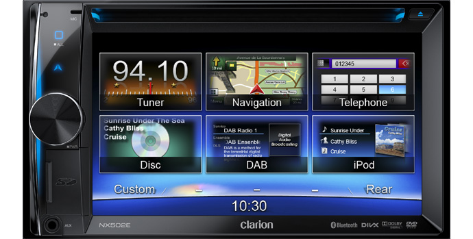  ��������� Clarion NX502E