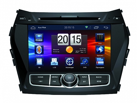 Магнитола NaviPilot DROID2 Hyundai Santa Fe 2013 - Магнитола NaviPilot DROID2 Hyundai Santa Fe 2013 -
